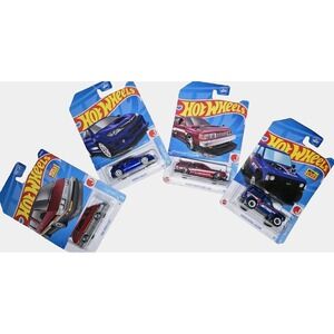 New Hot Wheels Subaru WRX Toyota 86 Nissian Patrol & Drift HW J-Imports Lot Of 4